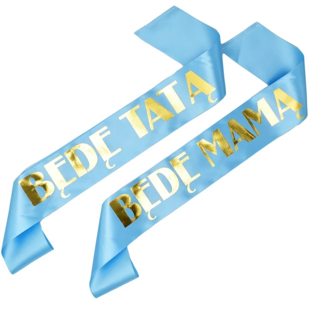 Szarfa rodzinna Zestaw szarf Bede Mama i Bede Tata
