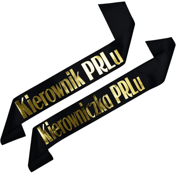 Szarfa Zestaw szarf Kierowniczka i Kierownik PRL-u