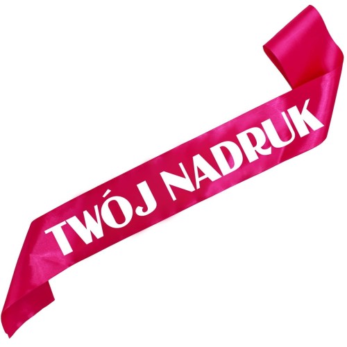 Szarfa z Twoim nadrukiem