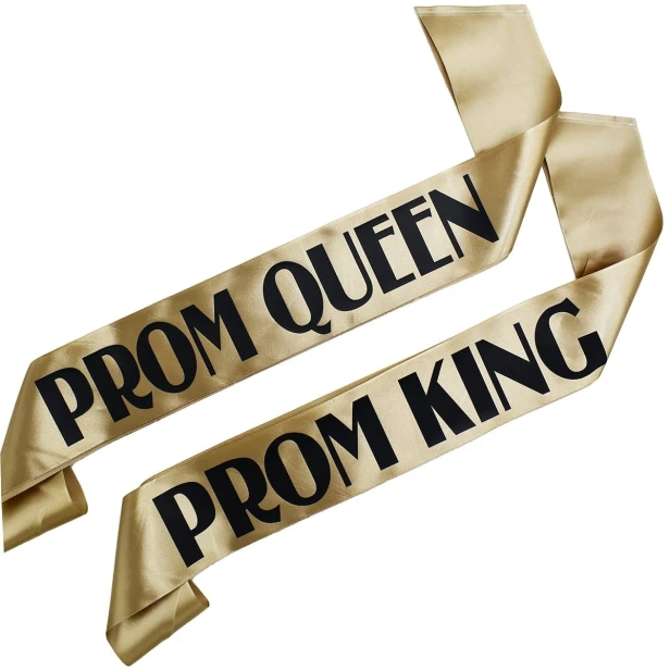 Szarfa Zestaw szarf Prom King i Prom Queen