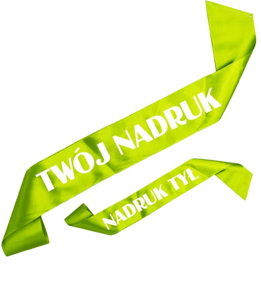 Szarfa z Twoim nadrukiem