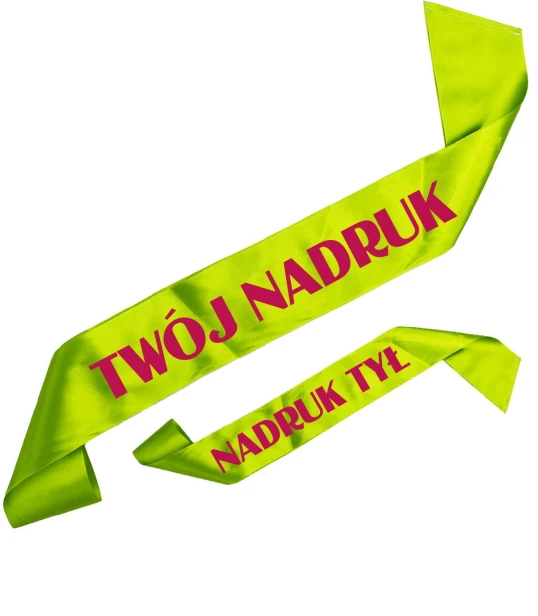 Szarfa z Twoim nadrukiem