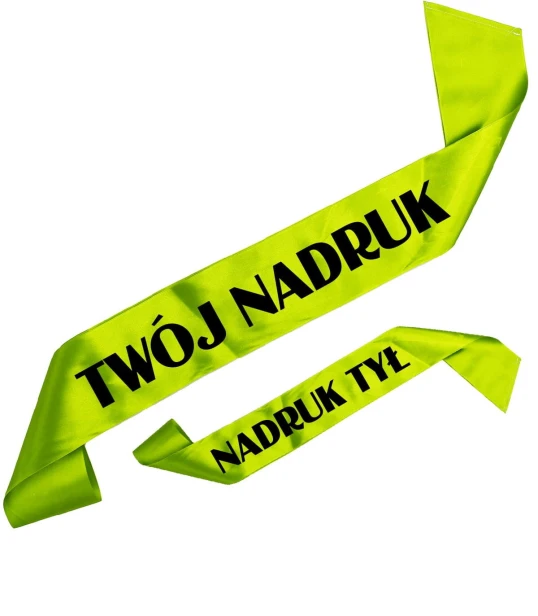 Szarfa z Twoim nadrukiem