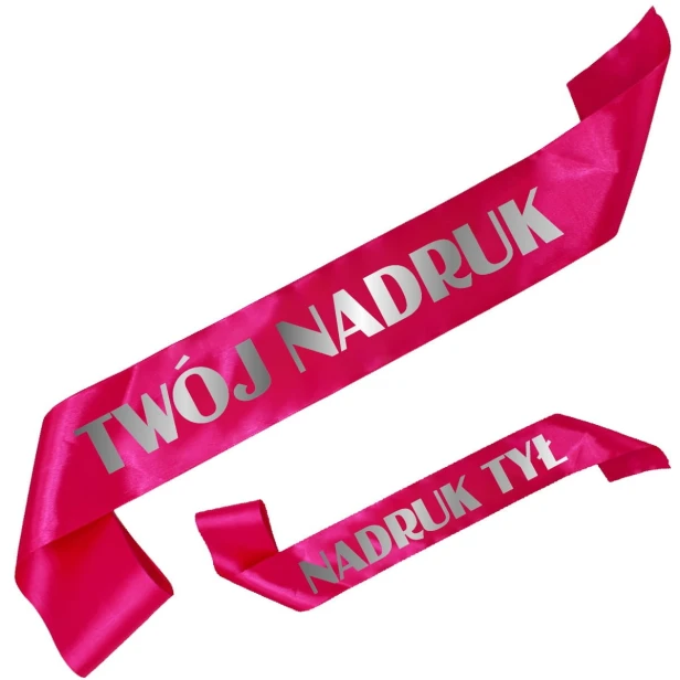 Szarfa z Twoim nadrukiem