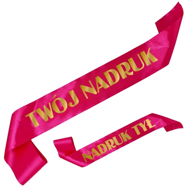 Szarfa z Twoim nadrukiem