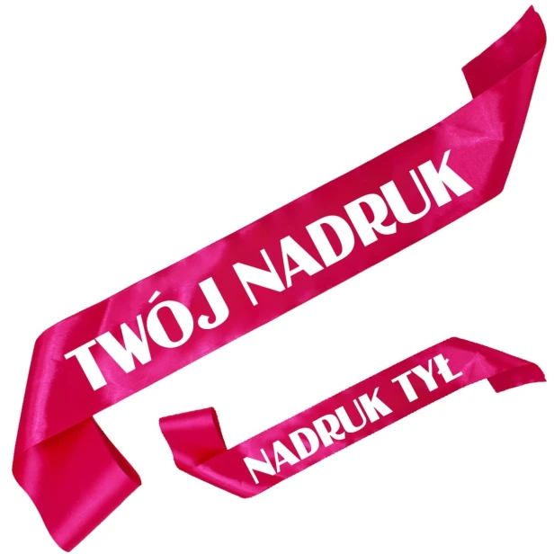 Szarfa z Twoim nadrukiem