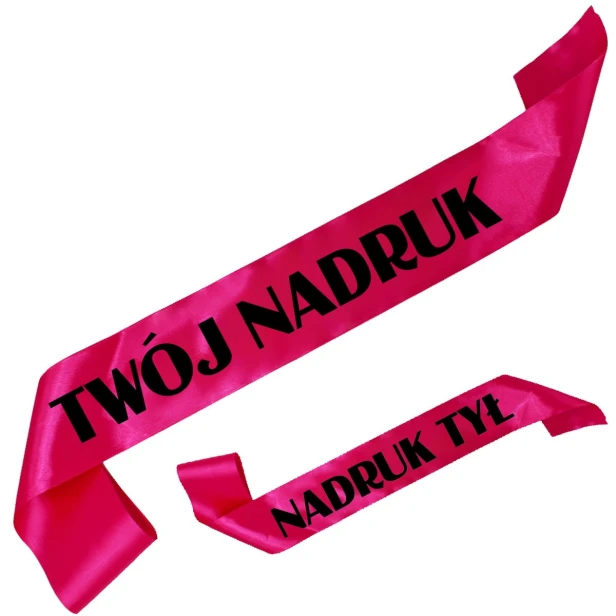 Szarfa z Twoim nadrukiem