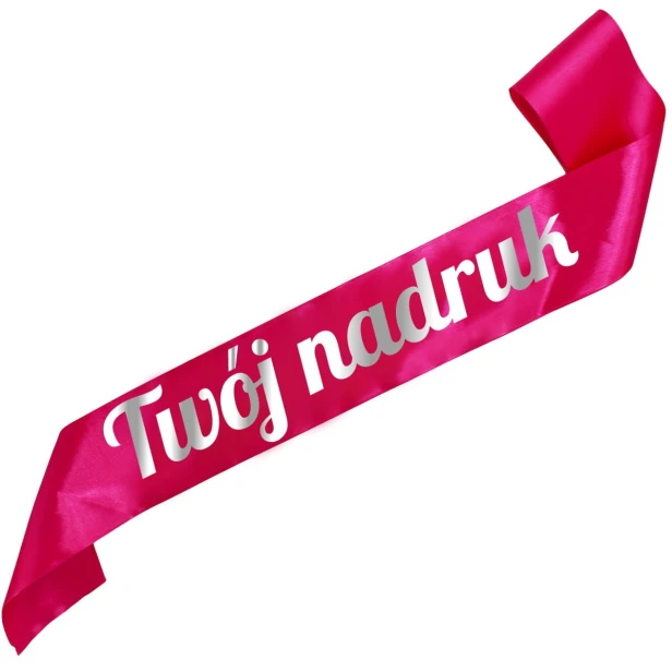 Szarfa z Twoim nadrukiem