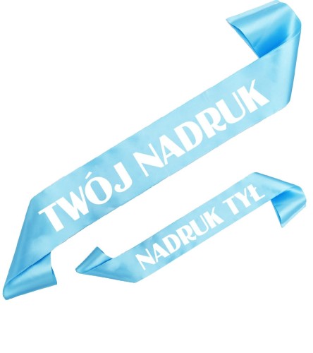 Szarfa z Twoim nadrukiem