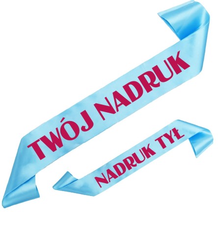 Szarfa z Twoim nadrukiem