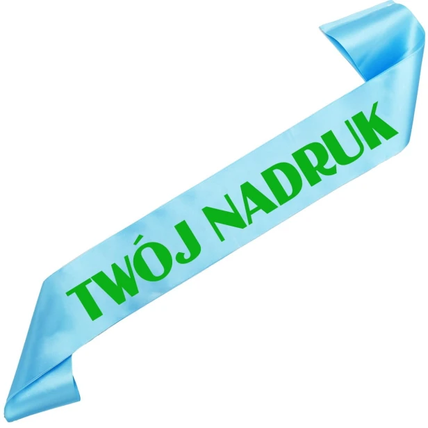 Szarfa z Twoim nadrukiem