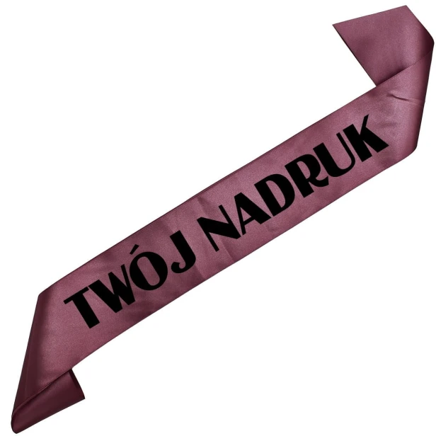 Szarfa z Twoim nadrukiem