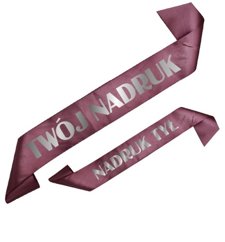 Szarfa z Twoim nadrukiem