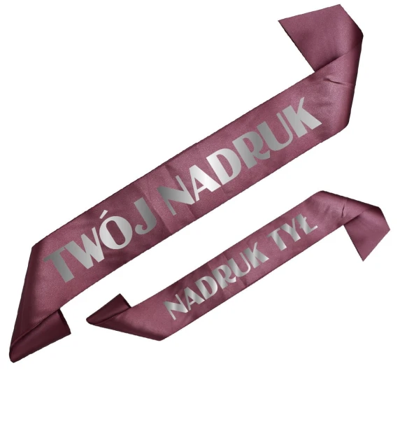 Szarfa z Twoim nadrukiem