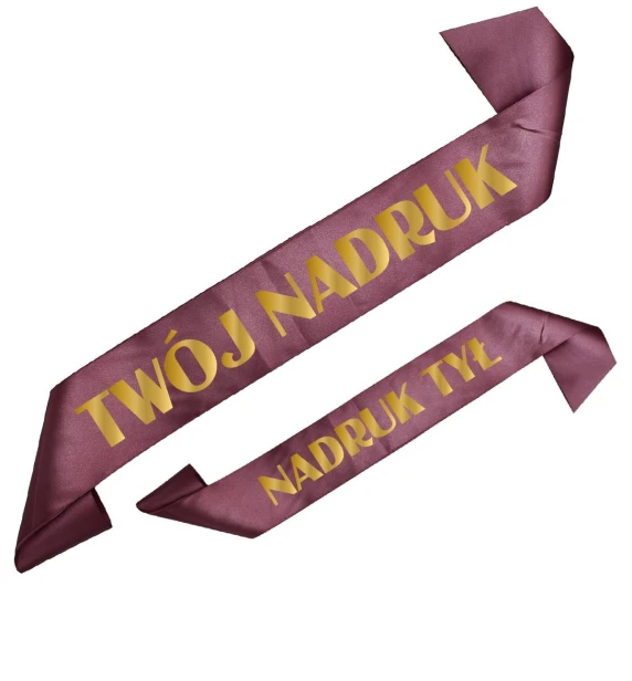 Szarfa z Twoim nadrukiem