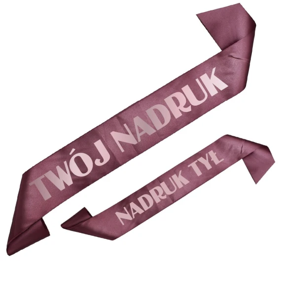 Szarfa z Twoim nadrukiem