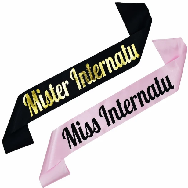 Szarfa Zestaw szarf Miss i Mister Internatu