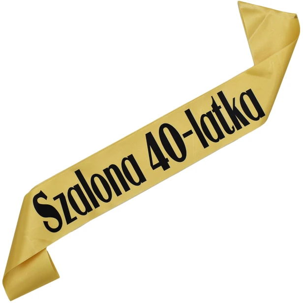 Szarfa „Szalona 40-latka” – idealny dodatek na niezapomnianą imprezę