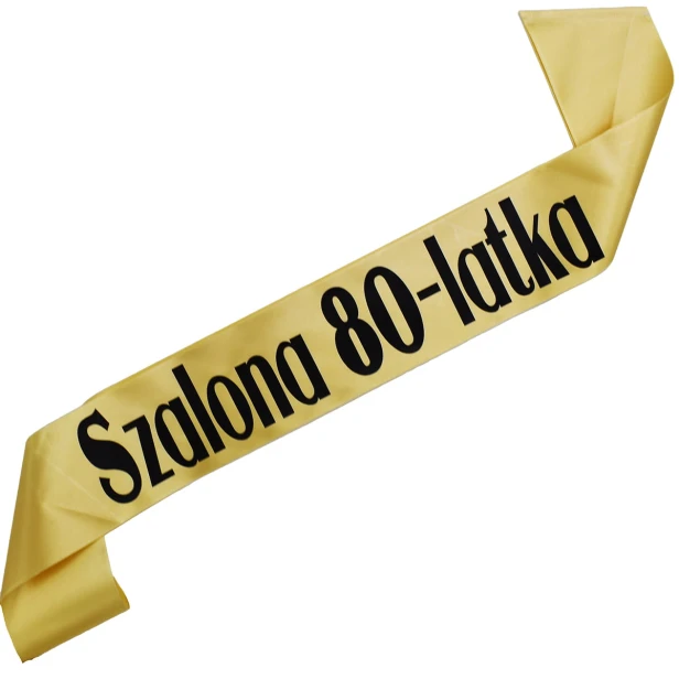 Szarfa „Szalona 80-latka” – z humorem i charakterem na wyjątkowe urodziny