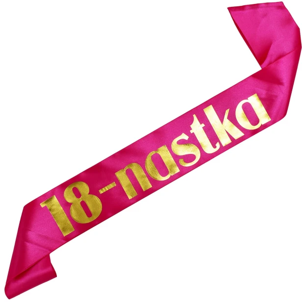 Szarfa 18-nastka - klasyczny i efektowny dodatek na osiemnastke