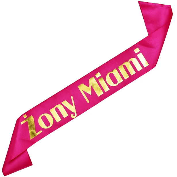 Szarfa Zony Miami - rozowa szarfa