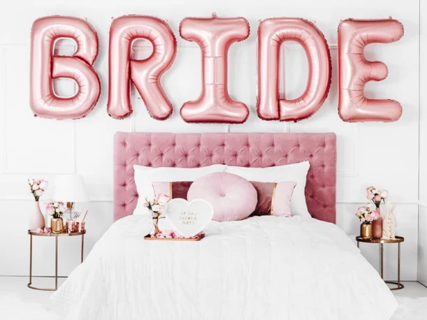 Biala szarfa Bride to Be - 75 cm - ujecie 8