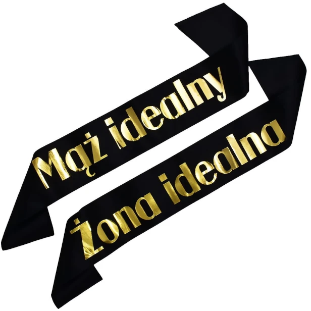 Szarfa rodzinna Zestaw szarf Zona Idealna i Maz Idealny - Szarfy dla zony i meza