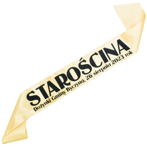 Szarfa zlota Staroscina