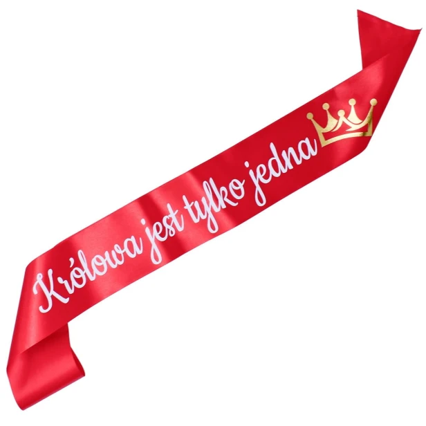 Szarfa czerwona Krolowa jest tylko jedna