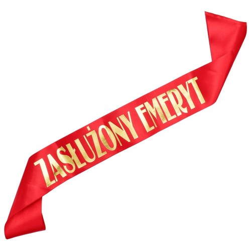 Szarfa na emeryture Zasluzony Emeryt