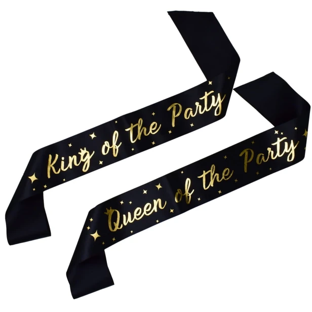 Szarfa Zestaw szarf King and Queen of the Party