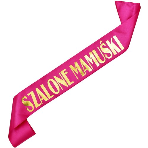 Szarfa rozowa Szalone Mamuski